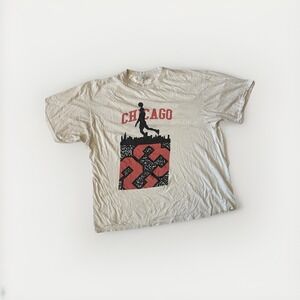 Vtg T Shirt Iced Out Clothing Michael‎ Jordan Chicago Bulls #23 Tshirt 4XL
